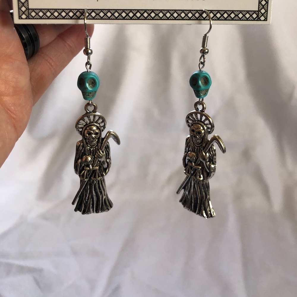 Santa Muerte Earrings